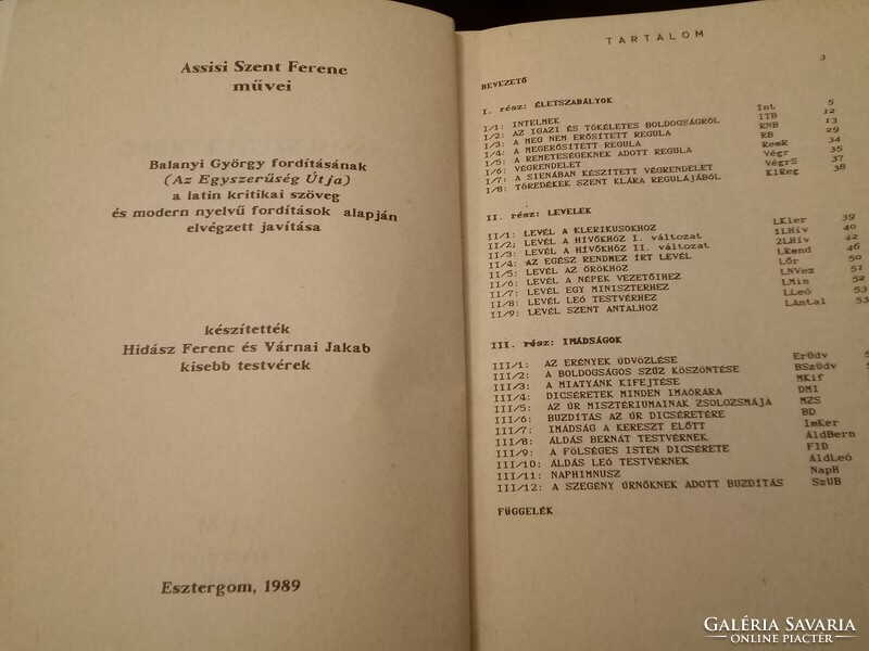 Assisi Szent Ferenc művei