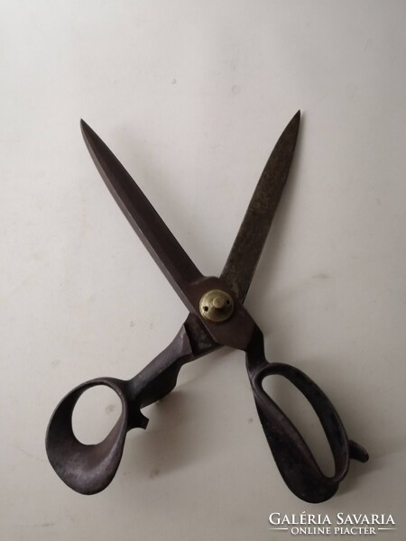 ANTIK KOVÁCSOLTVAS SZABÓ OLLÓ - 36 CM