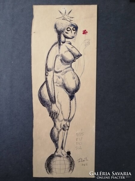 NEMES TÖRÖK JÁNOS /1907-1980/- GRAFIKUS, KARIKATURISTA