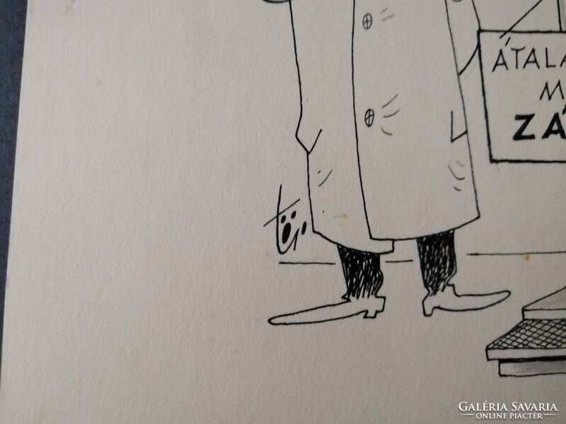 NEMES TÖRÖK JÁNOS /1907-1980/- GRAFIKUS, KARIKATURISTA