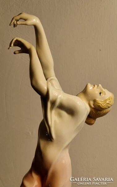 Karl ENS porcelán balerína – 32 cm – hibátlan állapotban /GYŰJTŐI RITKASÁG/