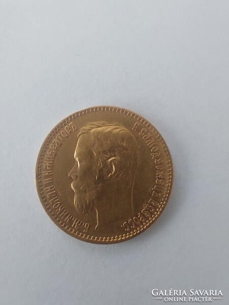 1900 arany 5 Rubel Orosz Birodalom