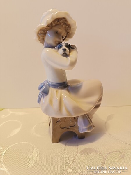 "Nagyon szeretem "- Lladro-NAO márkás, minőségi porcelán,