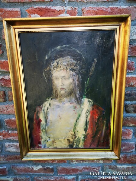 Náray Aurél (1883-1948) - Jézus töviskoronával