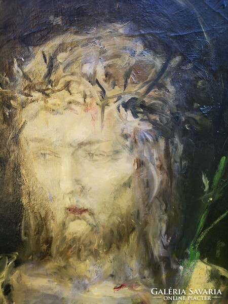 Náray Aurél (1883-1948) - Jézus töviskoronával