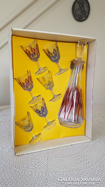 VMC Reims,régi francia likőrős készlet