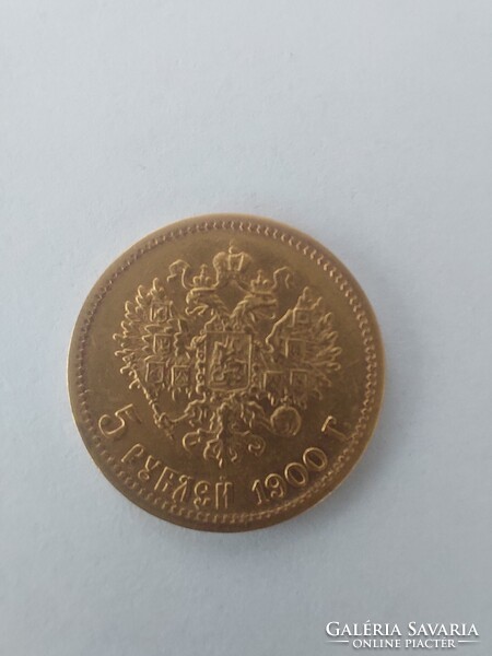 1900 arany 5 Rubel Orosz Birodalom
