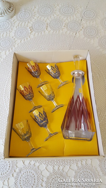 VMC Reims,régi francia likőrős készlet