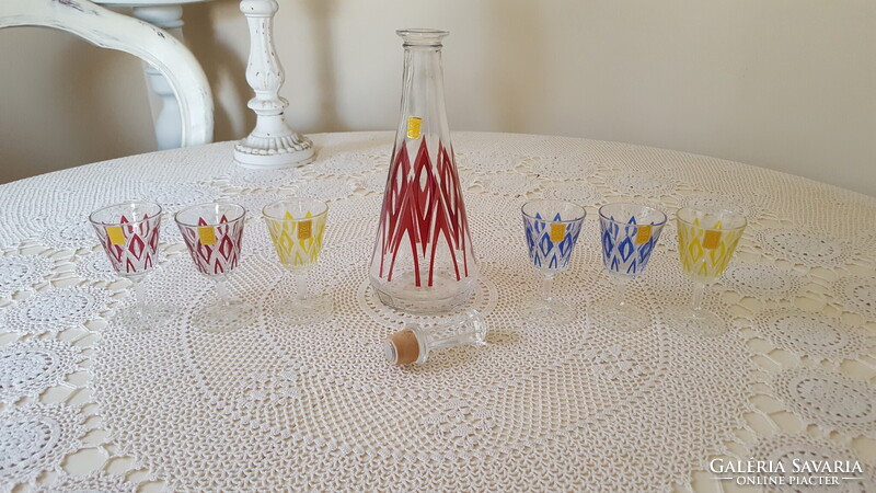 VMC Reims,régi francia likőrős készlet