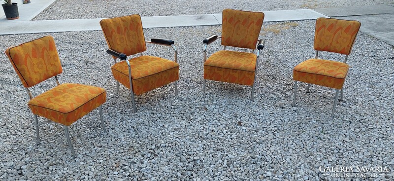 Peresztegi József retro csővázas garnitúra