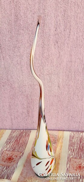 Art Deco fúvott üvegszobor a Muránói alkotó Afro Celotto művészi munkája. Egyedi darab