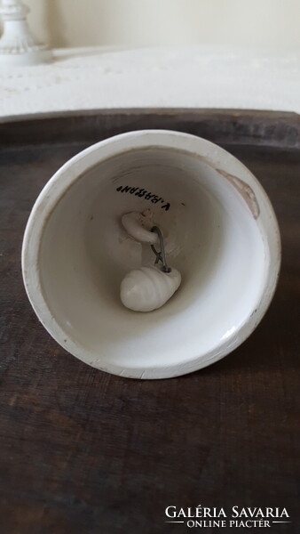 Régi,porcelán csengettyű,harang