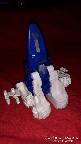 Retro trafikáru plasztik TRANSFORMERS -ROBOT / ŰRHAJÓ játék figura 16cm szép állapot a képek szerint