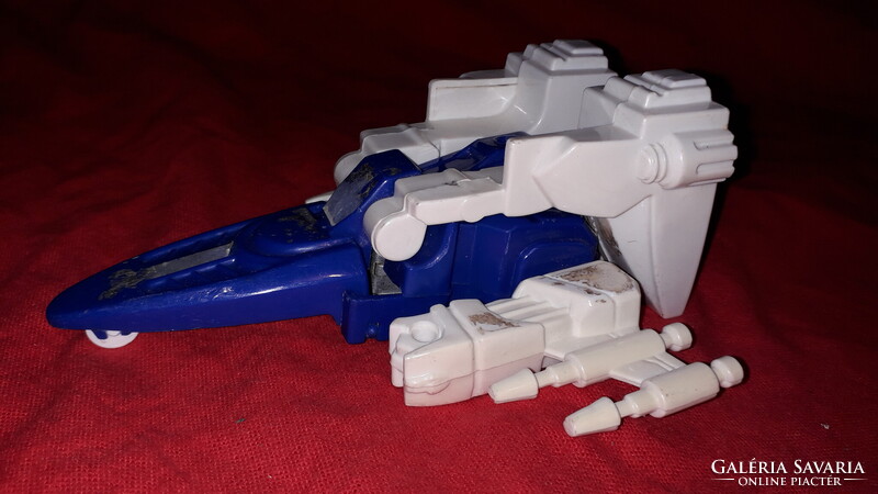 Retro trafikáru plasztik TRANSFORMERS -ROBOT / ŰRHAJÓ játék figura 16cm szép állapot a képek szerint