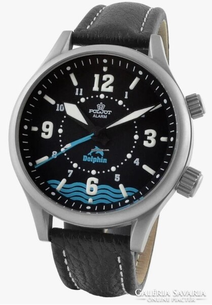 Poljot Dolphin 2612 Alarm Black acél férfi karóra
