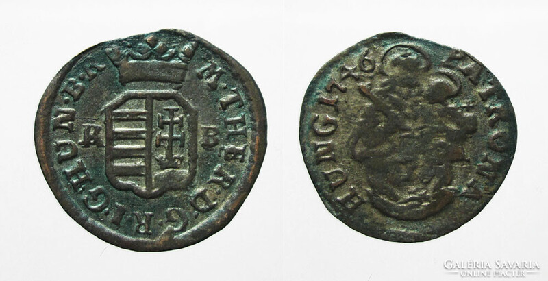 Mária Terézia denár 1746 K-B, ÉH1266