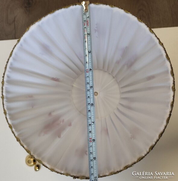 Kettő darab kézzel festett Herendi porcelán lámpa