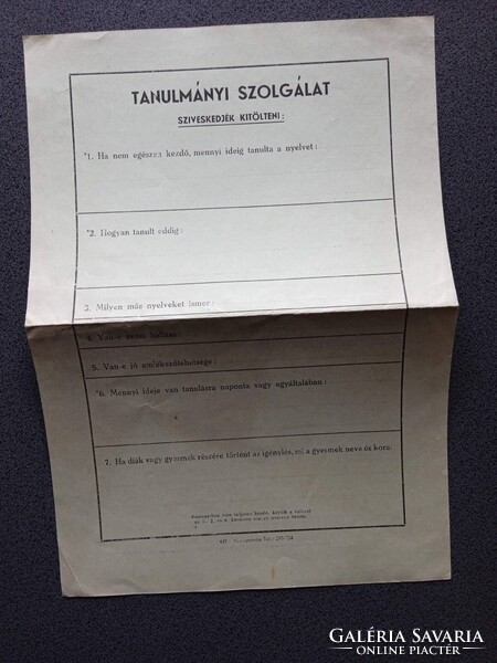 ZA622.4  Linguaphone reklámanyagok, gramafon nyelvtanulás 1930k