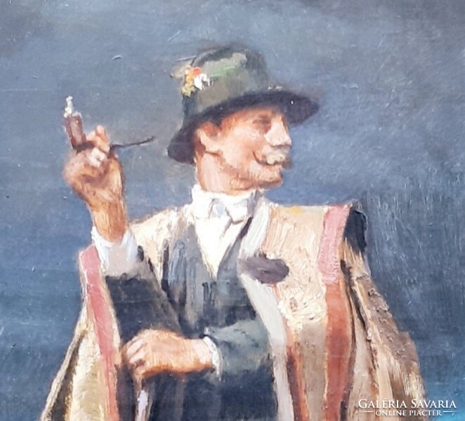 Pólya Iván (1889-1939) Pipázó Csikós (Pásztor)