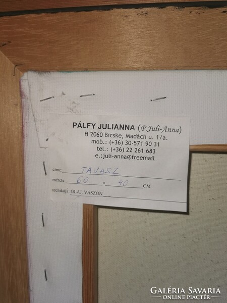 Pálfy Julianna Tavasz 60x40