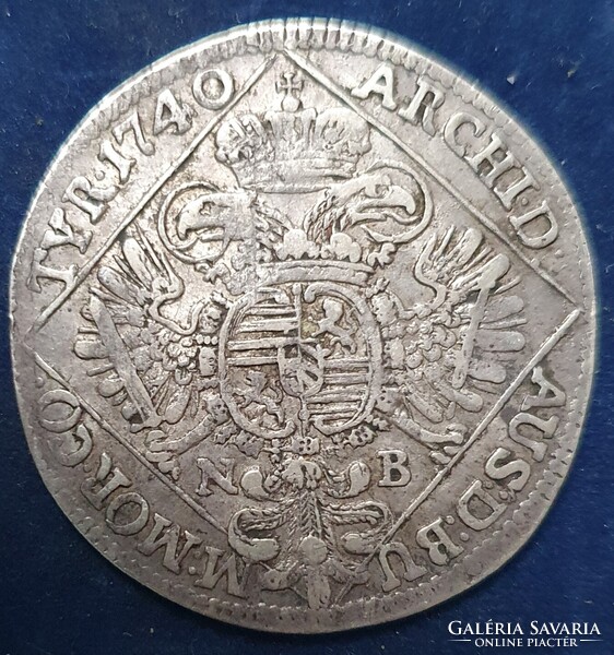 III. Károly 1/4 tallér 1740 NB