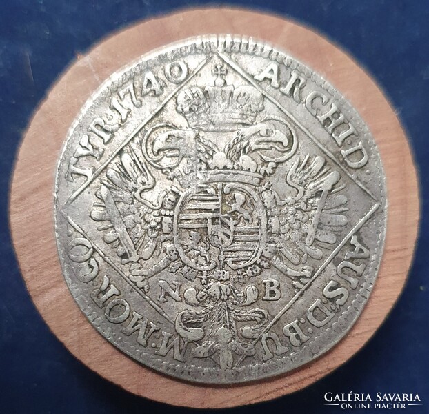 III. Károly 1/4 tallér 1740 NB