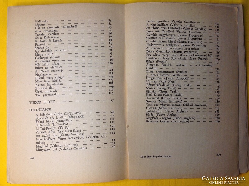 DSIDA JENŐ: ANGYALOK CITERÁJÁN - VERSEK 1938. ERDÉLYI SZÉPMÍVES CÉH