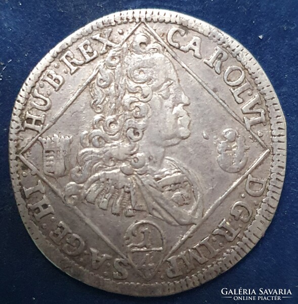 III. Károly 1/4 tallér 1740 NB