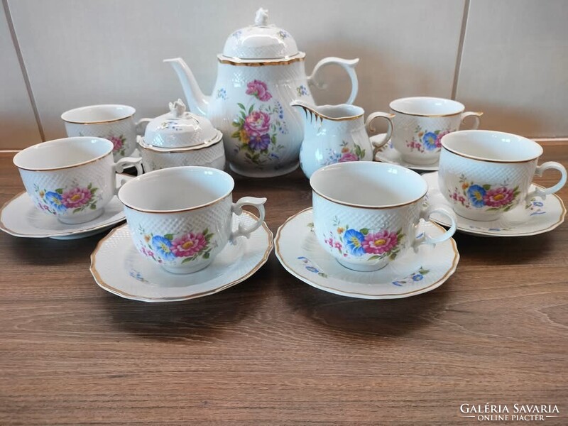Hollóházi Hajnalka teás készlet – A reggelek finom eleganciája 