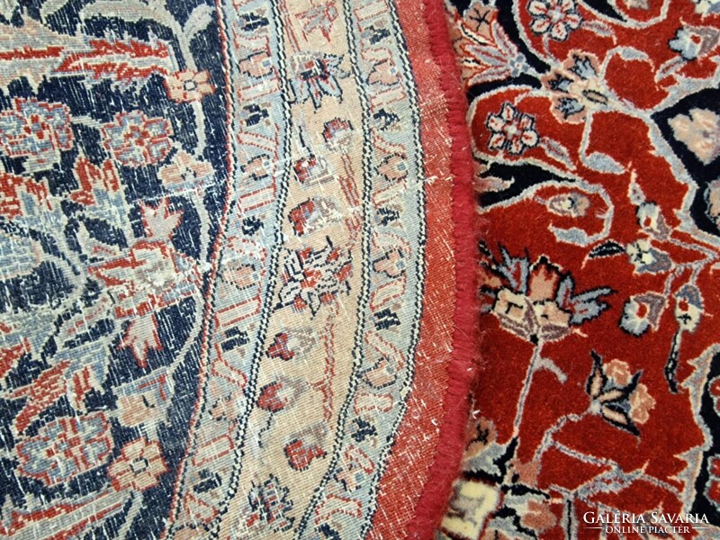 -50% Iráni isfahan motívumos kör 180 cm kézi gyapjú perzsa szőnyeg MZ506