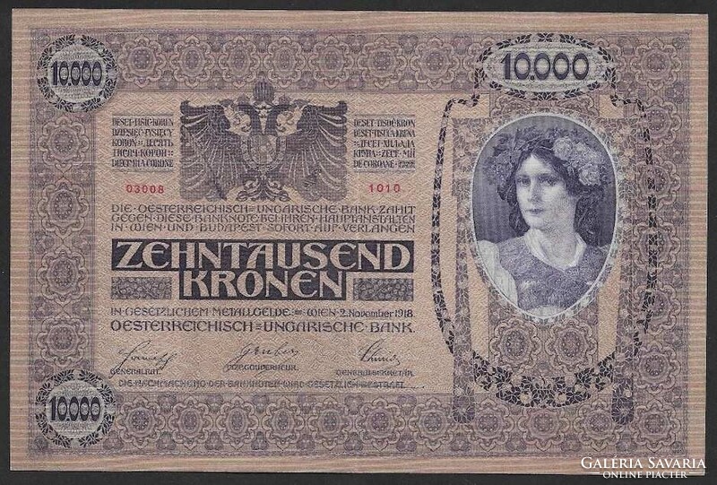 10.000 korona 1918 VF