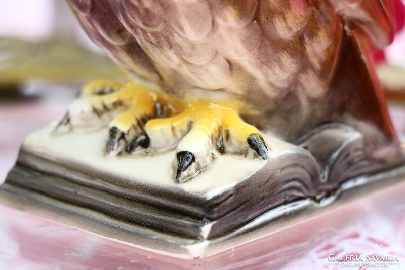 Hertwig Katzhütte porcelán bagoly