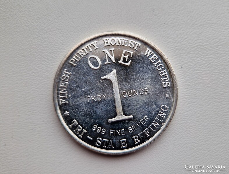 God Bless America TSM Tri State Mint 0,999 1 uncia ezüst érme