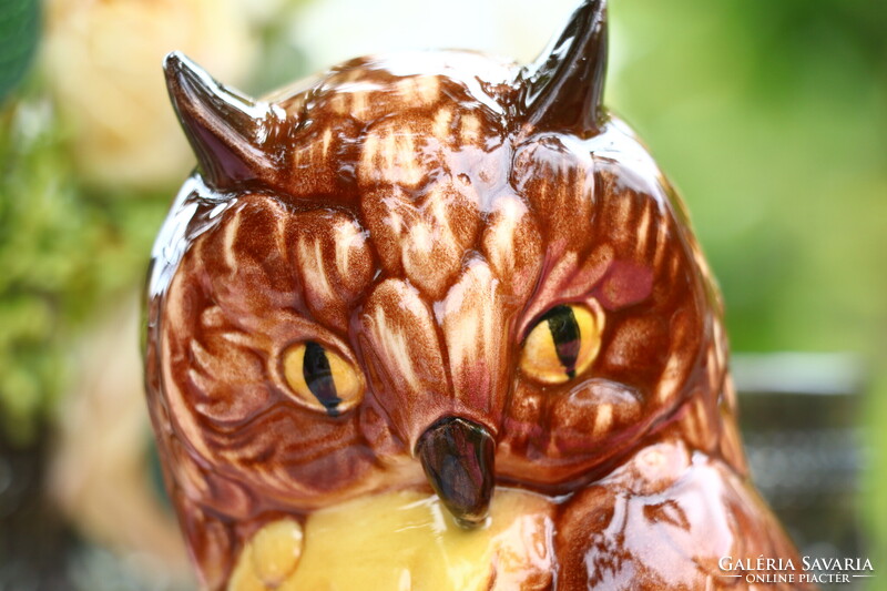 Hertwig Katzhütte porcelán bagoly