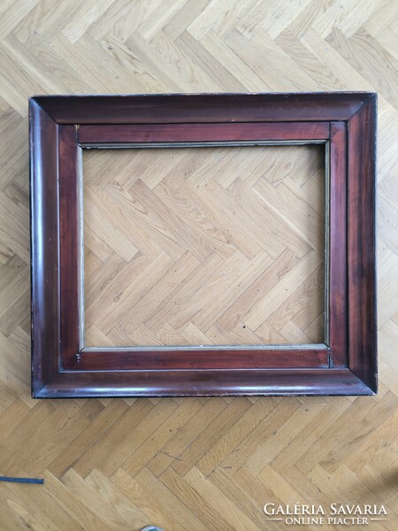 Antik Biedermeier keret képkeret tükör keret festmény tiszta fàból készült. Fészek méret: 50 X 60 cm