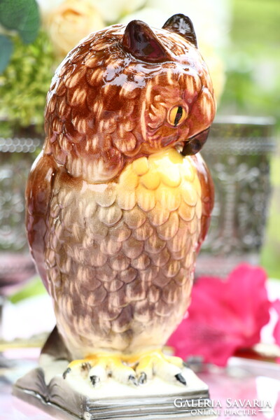 Hertwig Katzhütte porcelán bagoly