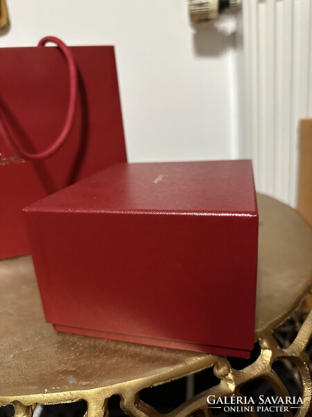 Cartier Ékszerdoboz / óradoboz dobozzal és papír táskával egyben