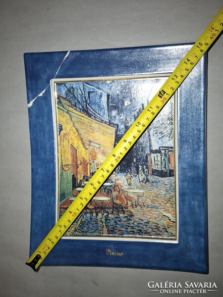 GOEBEL GÖBEL PORCELÁN KÉP Artis Orbis Vincent van Gogh  - nagy méret