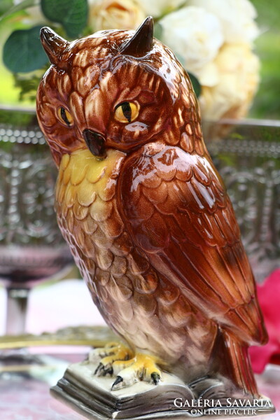 Hertwig Katzhütte porcelán bagoly