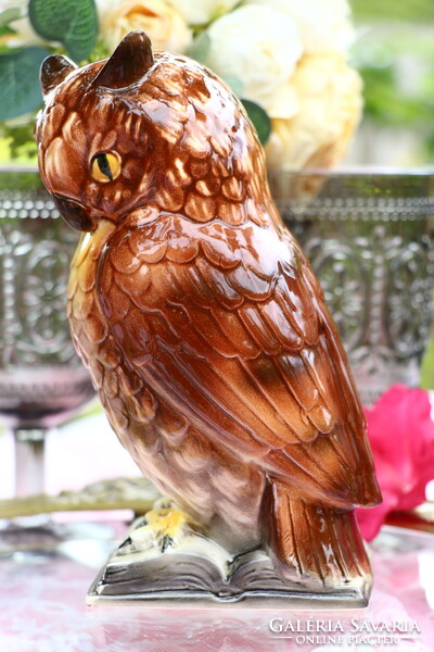 Hertwig Katzhütte porcelán bagoly