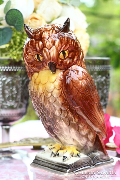 Hertwig Katzhütte porcelán bagoly