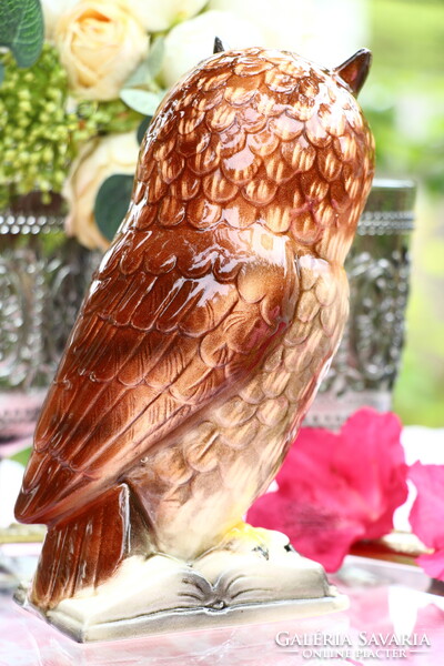 Hertwig Katzhütte porcelán bagoly