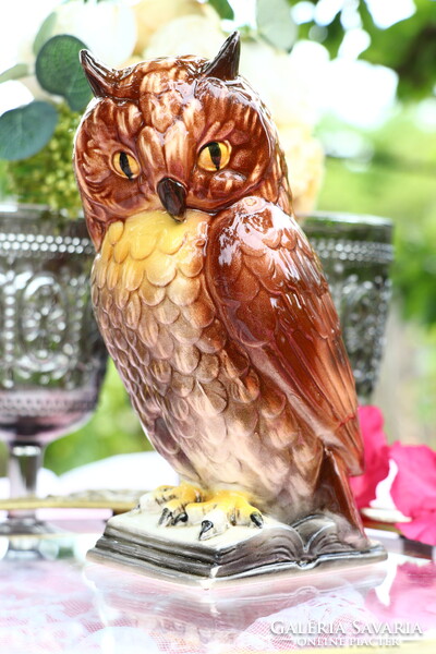 Hertwig Katzhütte porcelán bagoly