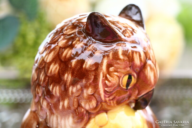 Hertwig Katzhütte porcelán bagoly