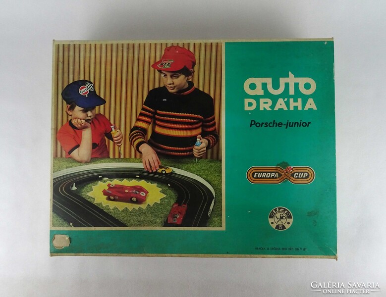 1V182 Retro ITES - AUTO DRÁHA Porsche - Junior autópálya játék
