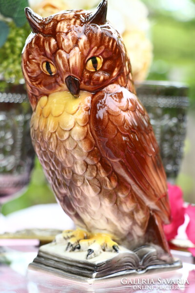 Hertwig Katzhütte porcelán bagoly