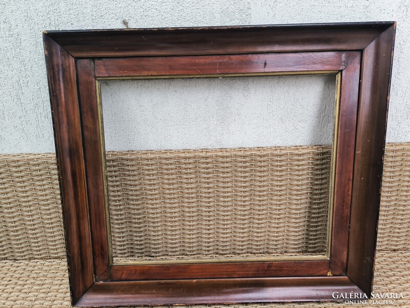 Antik Biedermeier keret képkeret tükör keret festmény tiszta fàból készült. Fészek méret: 50 X 60 cm