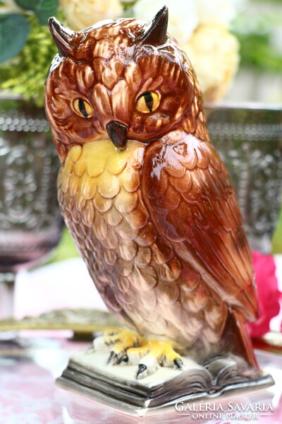 Hertwig Katzhütte porcelán bagoly