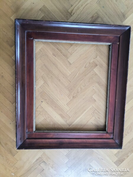 Antik Biedermeier keret képkeret tükör keret festmény tiszta fàból készült. Fészek méret: 50 X 60 cm