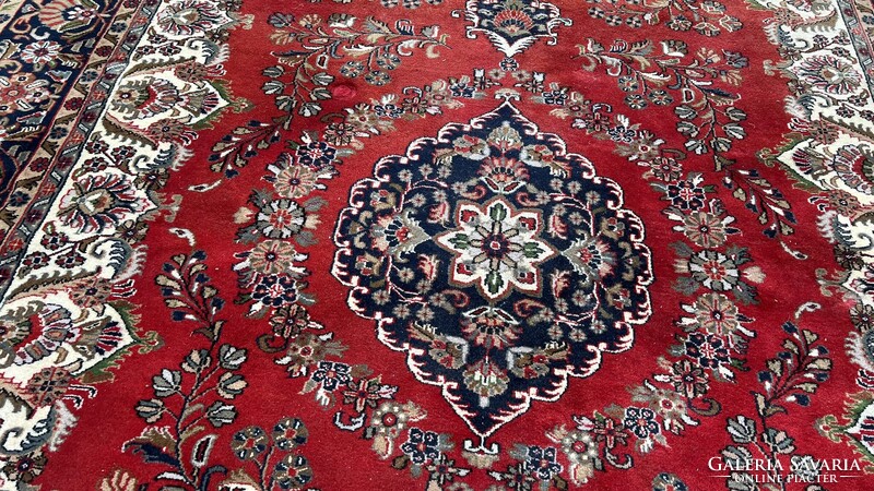 3982 SZUPER OLCSÓ Hindu Tabríz Kézi Gyapjú Perzsa Szőnyeg 250X350CM Ingyen Futár
